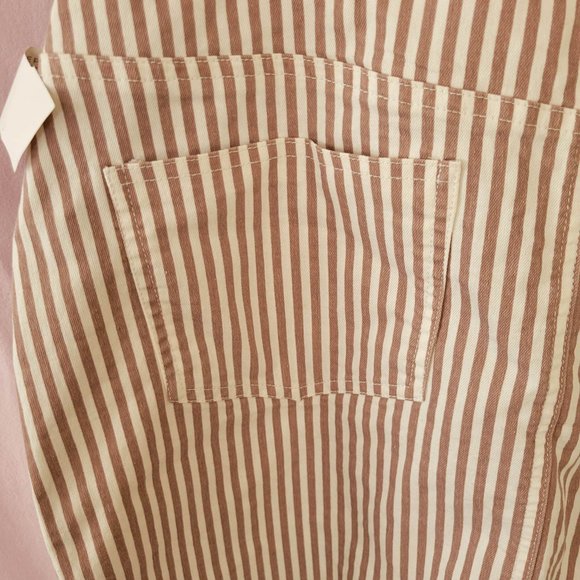 Striped Overall Dress - Picture 6 of 7